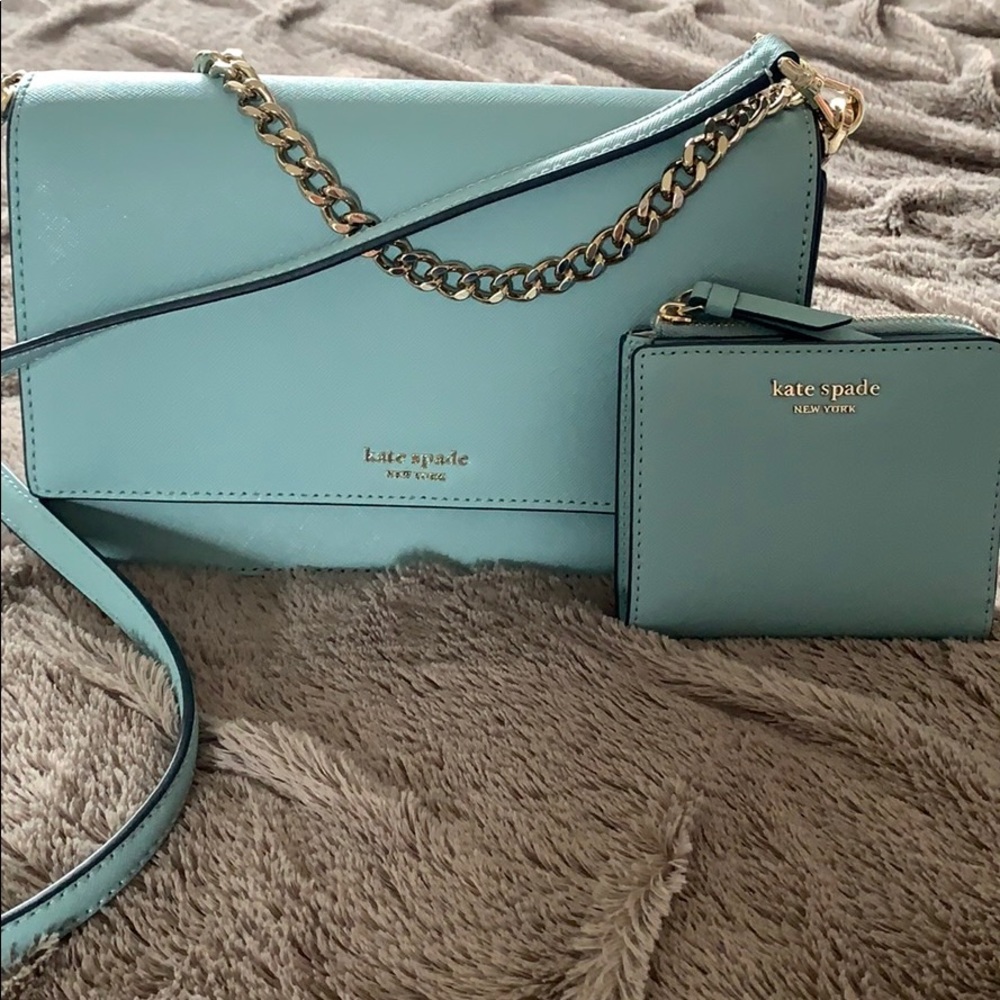 Kate spade set - light teal - brand new